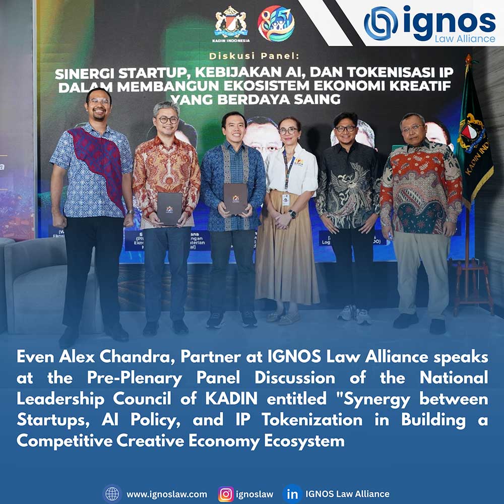 IGNOS Contributes to Discussions on AI, IP, and Investment at KADIN Forum through Even Alex Chandra