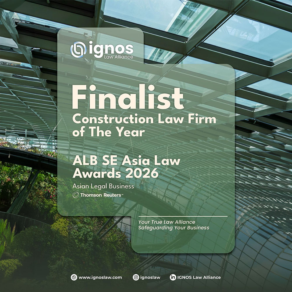 IGNOS Law Alliance Named Finalist for Construction Law Firm of the Year at the ALB SE Asia Law Awards 2026