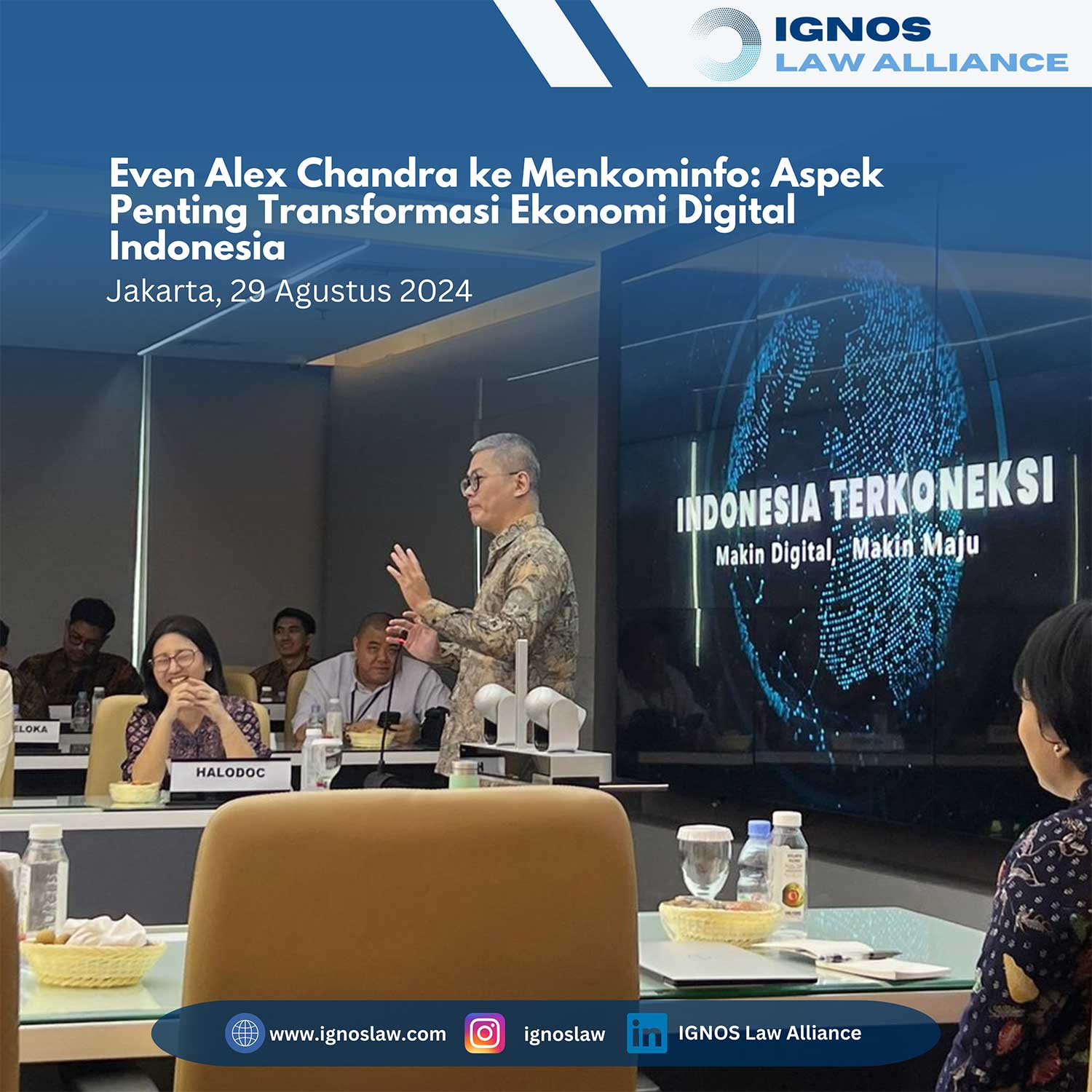 Even Alex Chandra ke Menkominfo: Aspek Penting Transformasi Ekonomi Digital Indonesia