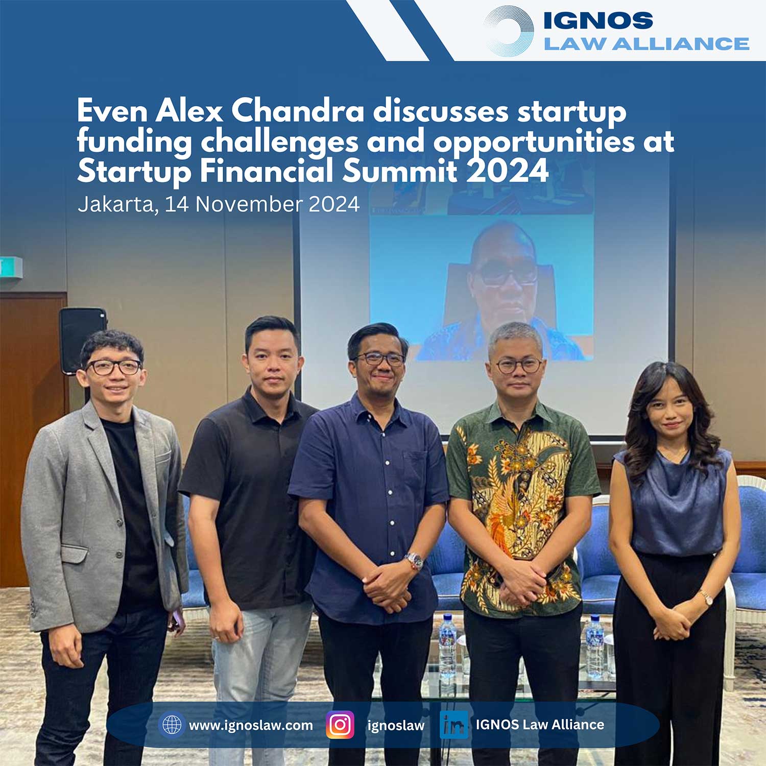 Even Alex Chandra Membahas Tantangan dan Peluang Pendanaan untuk Startup pada Startup Financial Summit 2024